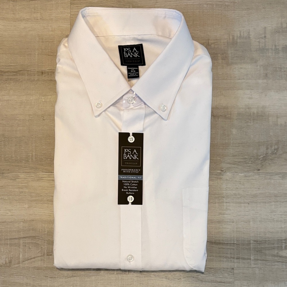 Jos. A. Bank Classic White Dress Shirt